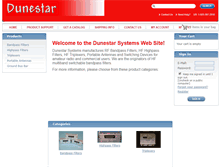Tablet Screenshot of dunestar.com